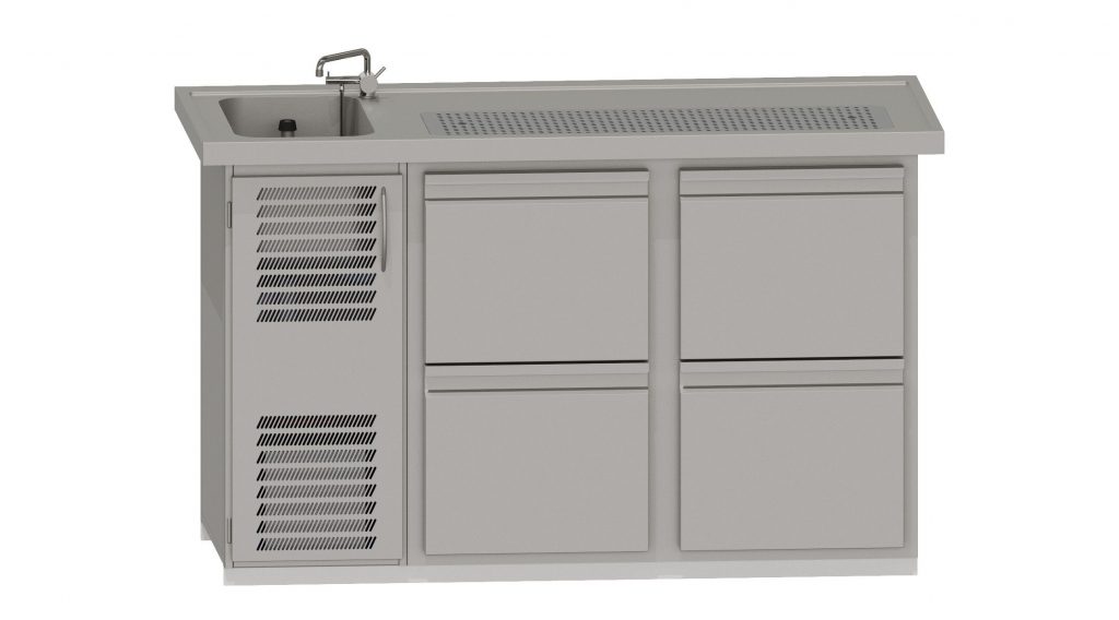 RWM 1600 E mit 2 CNS-Doppelauszüge