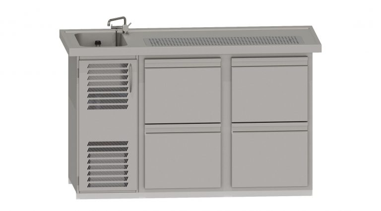 RWM 1600 E mit 2 CNS-Doppelauszüge