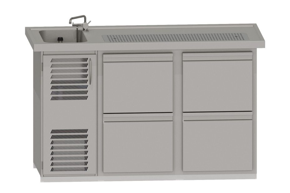 RWM 1600 E mit 2 CNS-Doppelauszüge