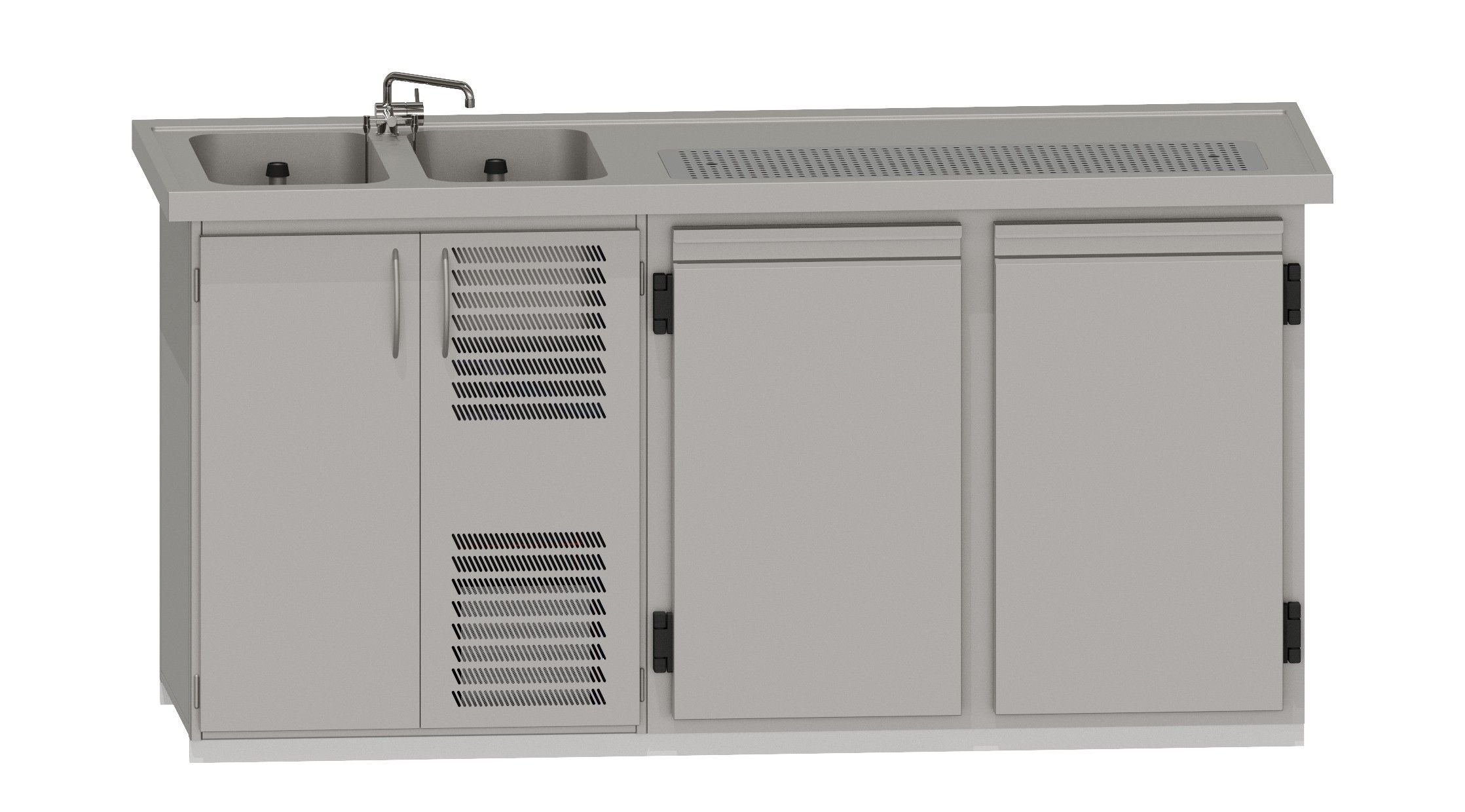 Theke RWM 1950 E - 2 Drehtüren