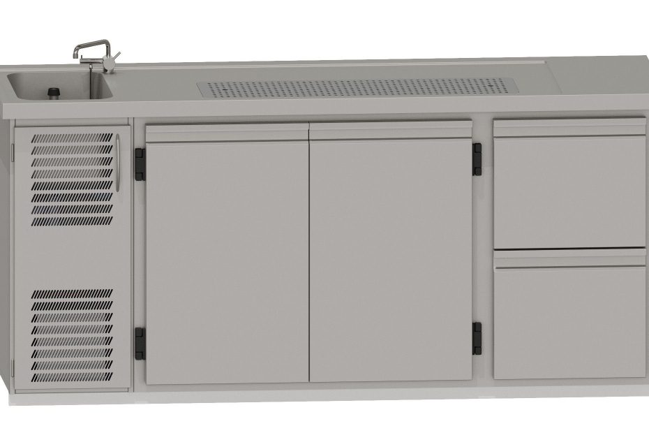 RWM 2100 E mit 1 Doppeltür, 1 CNS-Doppelauszug