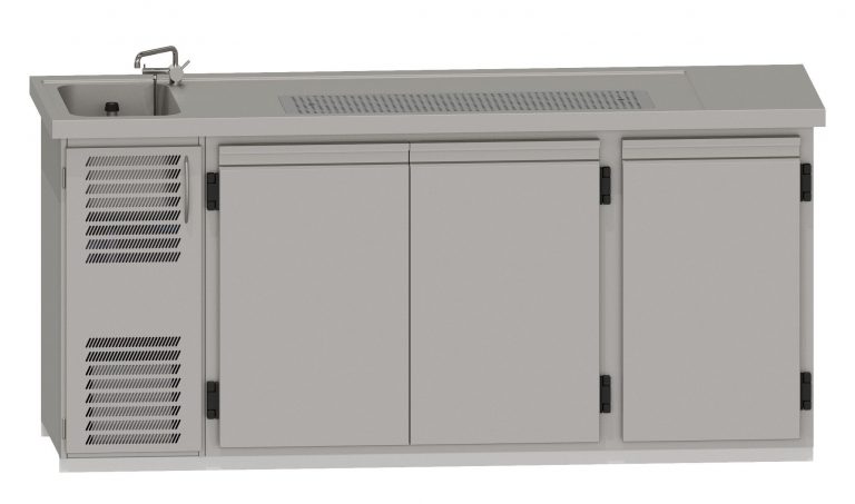RWM 2100 E mit 1 Doppeltür, 1 Drehtür