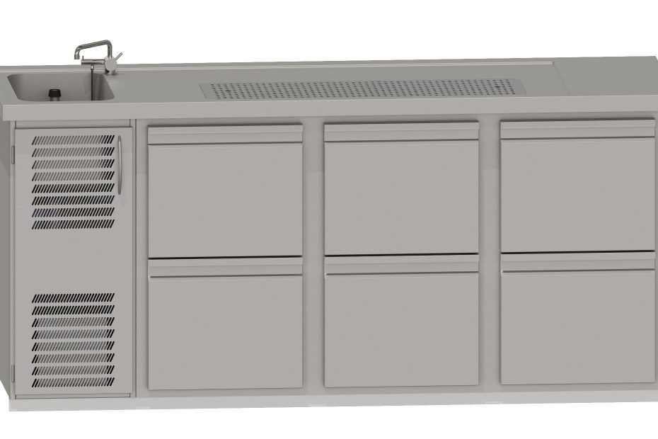 RWM 2100 E mit 3 CNS-Doppelauszüge
