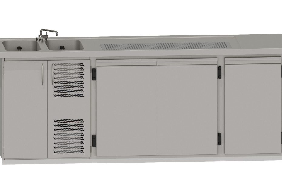 RWM 2500 E mit 1 Doppeltür, 1 Drehtür