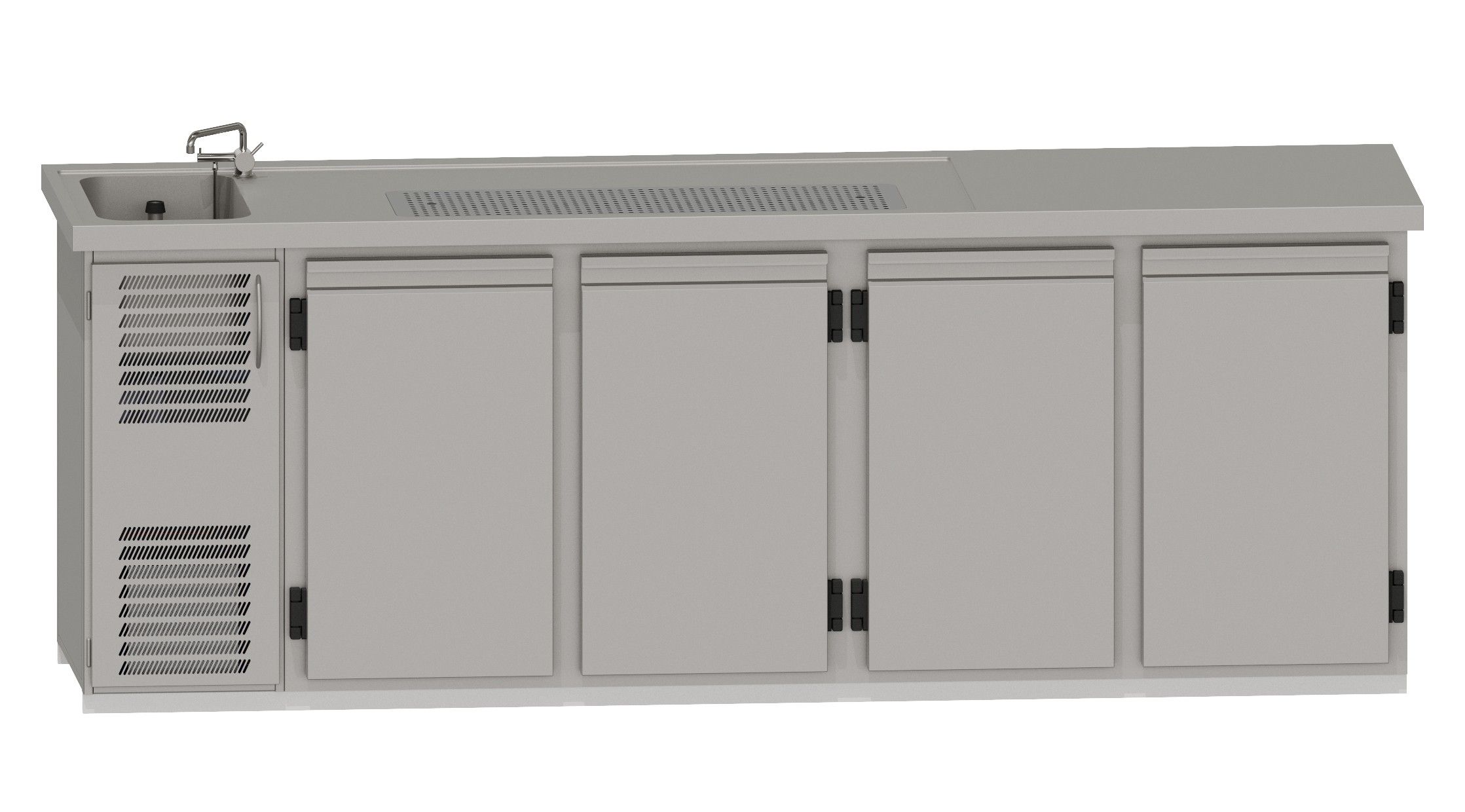 Theke RWM 2650 E - 4 Drehtüren