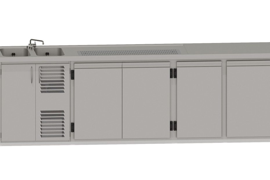 RWM 3050 E mit 1 Doppeltür, 2 Drehtüren