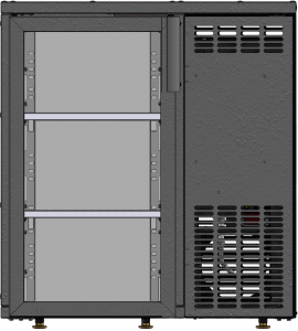 SCL-2GMU+_Flaschenkühlschrank mit 1 Glastür