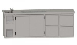 RWM 2650 E 1 Doppeltür, 2 CNS-Doppelauszüge