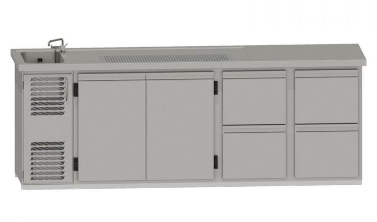 RWM 2650 E 1 Doppeltür, 2 CNS-Doppelauszüge