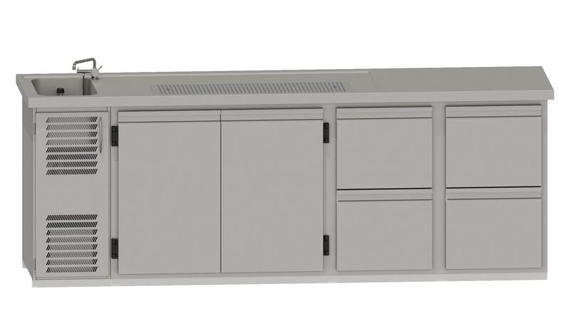 RWM 2650 E 1 Doppeltür, 2 CNS-Doppelauszüge